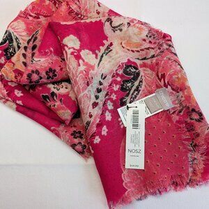 Chico's Fuchsia Paisley Scarf - NWT